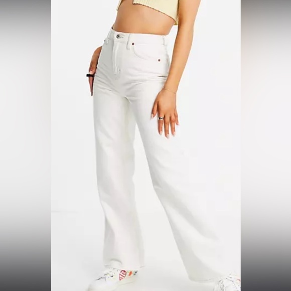 Topshop Moto Wide Leg Jeans - Picture 1 of 3